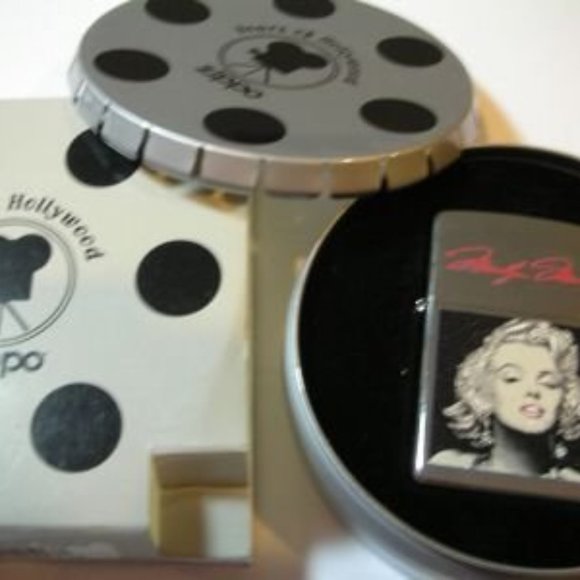 Rare Marilyn Monroe Head Shot Stars Of Hollywood Zippo Lighter